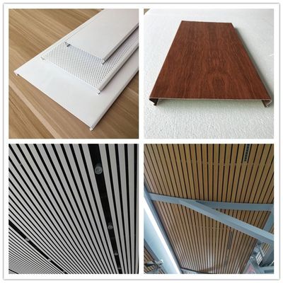 C Strip Aluminum Metal Ceiling 0.9mm Thickness For Convention Center